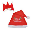 Custom Holiday Felt Santa Hat